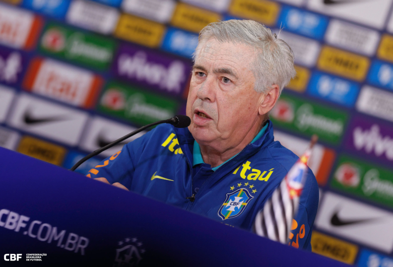 Treinador Carlo Ancelotti. Foto: Rafael Ribeiro (CBF)