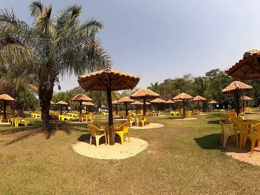 Área interna do balneário onde criança morreu (Foto: Divulgação)